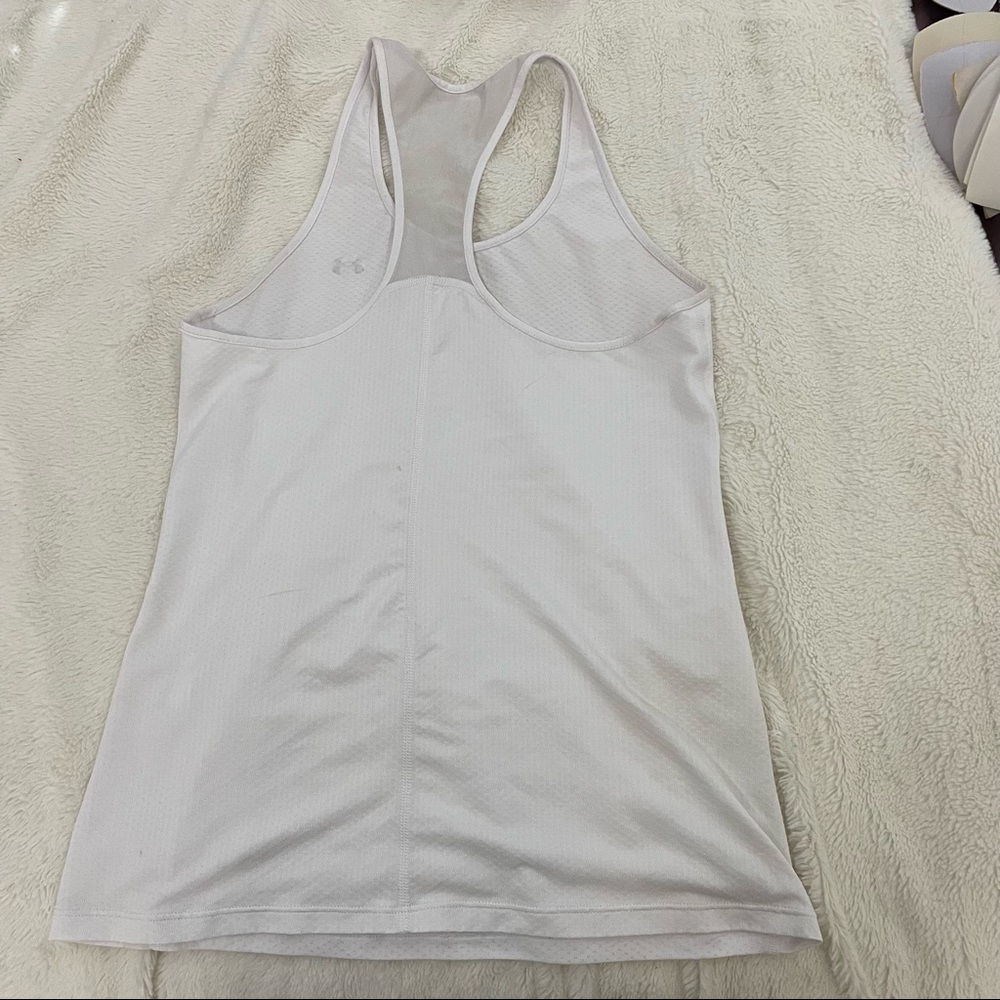 White under armour tank top